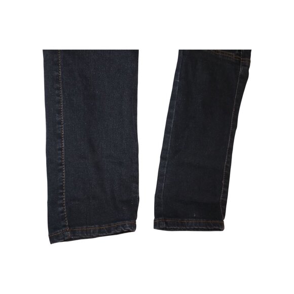 Volero Mens Dark Wash Slim Fit Biker Moto Style Cargo Jeans Grunge Streetcore - Picture 7 of 10